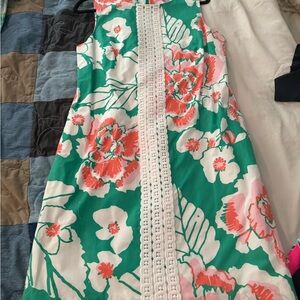 Worth Shift Dress in Jade Green Take it Even Higher